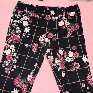 Floral slacks